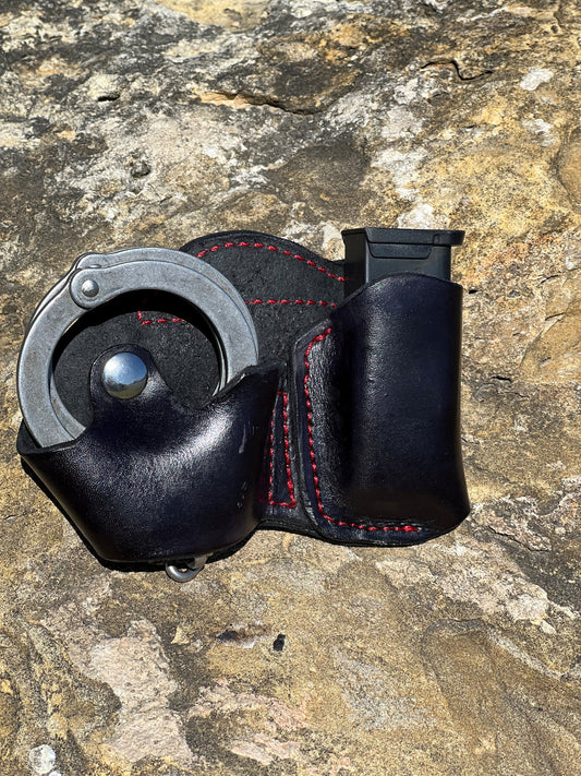 Handcuff with magazine holster Combo