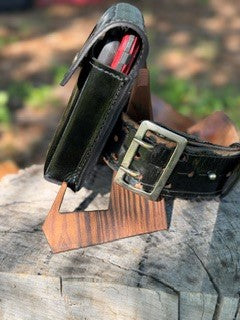 Double phone case for duty belt