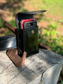 Double phone case for duty belt